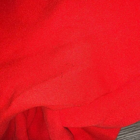 NWTs Vintage Valentino Red Maxi Ruffle Skirt - Picture 10 of 11